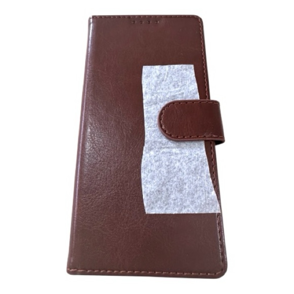 iPhone 14pro 3 Card Case Ultra Slim Magnetic Closure Shockproof Wallet Brown - Picture 4 of 4